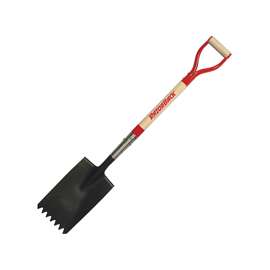 RAZOR-BACK 46142 Roofing Tool with Shingle Remover, Steel Blade, D-Shaped Handle, Hardwood Handle, 42 in OAL
