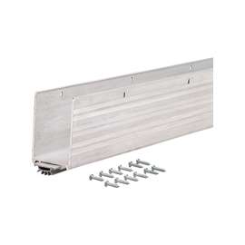 M-D DB054 Series 68593 Door Bottom, 36 in L, 1-3/4 in W, 3-1/8 in H, Vinyl, Mill