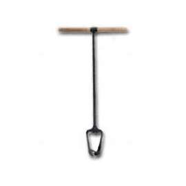 SEYMOUR S500 Industrial Series 21326 Iwan Adjustable Auger, Riveted Blade, Steel Blade, Hardwood Handle, 47 in OAL