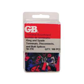 GB 10-170 Terminal Kit, 22 to 14 AWG Wire, Assorted