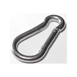 BARON 2450-5/16 Spring Hook Snap Link, Steel, Zinc