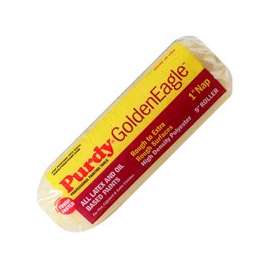Purdy Golden Eagle 144608093 Paint Roller Cover, 1/2 in Thick Nap, 9 in L, Polyester Cover