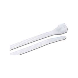 GB 45-312 Cable Tie, Double-Lock Locking, 6/6 Nylon, Natural