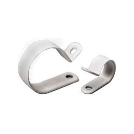 GB PPC-1550 Cable Clamp, 1/2 in Max Bundle Dia, Plastic, White