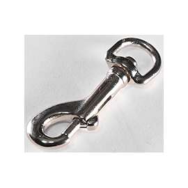 BARON 5300-3/8 Bolt Snap, Zinc, Nickel