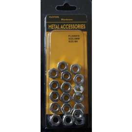 Plextool Hex Nut, Size M6, 20pcs/PK, 24 PK/BOX, Total 480pcs (PLX00819)