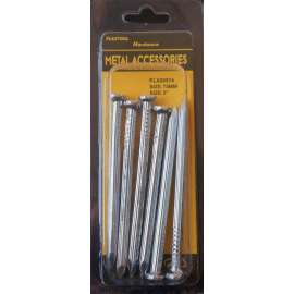 Plextool Steel Nails, Concrete and Brick, 3", 6pcs/PK, 24 PK/BOX, Total 144pcs (PLX00574)