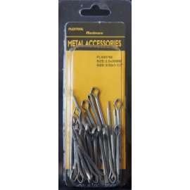 Plextool Cotter pins 3/32" X 1-1/2" 19pcs/PK, 24 PK/Box, Total 456pcs (PLX00766)