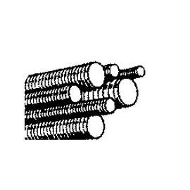PFC TR-1009 Threaded Rod, 3/4-10 in Thread, 6 ft L, A Grade, Carbon Steel, Galvanized, NC Thread