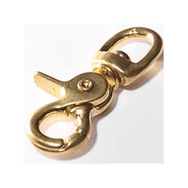 BARON 5013B-1/2 Trigger Snap, 40 lb Working Load, Solid Bronze, Polished