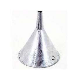 Behrens GF52 Funnel with Screen, 2 qt Capacity, Galvanized Steel, 7-3/4 in H