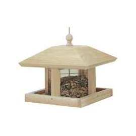 HEATH 496 Wild Bird Feeder, 7 lb Seed, Cedar Wood