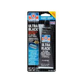 Permatex Ultra Black 82180 Gasket Maker, 3.35 oz Tube, Paste, Mild