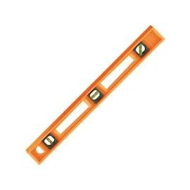 Johnson 7724-O I-Beam Level, 24 in L, 3-Vial, Non-Magnetic, Polystyrene, Orange
