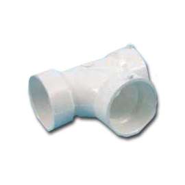 CANPLAS 192131 Sanitary Pipe Tee, 3 x 1-1/2 in, Hub, PVC, White