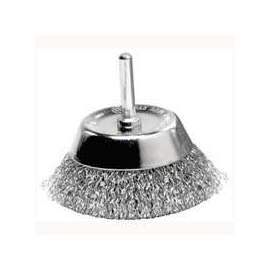 Weiler 36418 Wire Cup Brush, 1-3/4 in Dia, 1/4 in Arbor/Shank, Steel Bristle