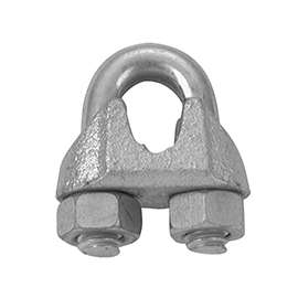 BARON 260-1 Wire Rope Clip, Malleable Iron, Galvanized