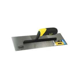 M-D 20062 Finishing Trowel, 14 in L Blade, 4 in W Blade, Steel Blade, Comfort Grip Handle, Thermoplastic Handle