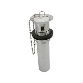 Plumb Pak PP3105PC Pop-Out Lavatory Plug, Brass, Chrome