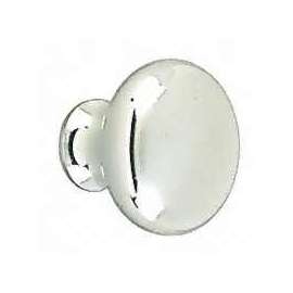 Amerock BP85326 Cabinet Knob, 1 in Projection, Zinc, Polished Chrome