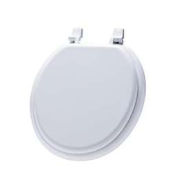 Bemis 66TT-000 Toilet Seat, Round, Wood, White