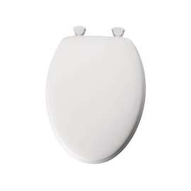 Bemis 144EC-000 Toilet Seat, Elongated, Wood, White
