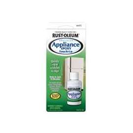 RUST-OLEUM SPECIALTY 203000 Appliance Touch-Up Paint, White, 0.6 oz Bottle