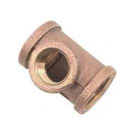 Anderson 738106-080806 Pipe Reducing Tee, 1/2 x 1/2 x 3/8 in, IPT, Brass