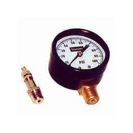 Simmons 1306 Pressure Gauge, MPT, 2 in Dial, Steel Gauge Case