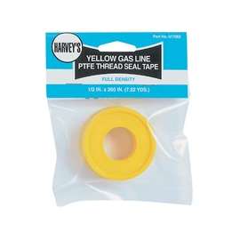 HARVEY 017065 Thread Seal Tape, PTFE, Yellow
