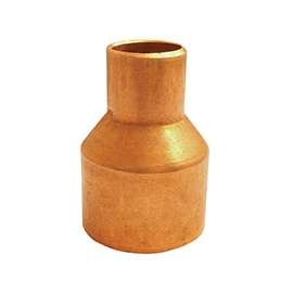 EPC 101R Series 30696 Reducer Coupler with Stop, 1/2 x 3/8 in Sweat