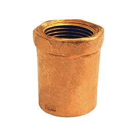 EPC 103R Series 30134 Reducing Adapter, 1/2 in, 3/4 in, Sweat, FNPT