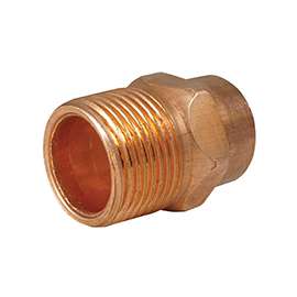 EPC 104 Series 30300 Adapter, 3/8 in, 3/8 in, Sweat, MNPT