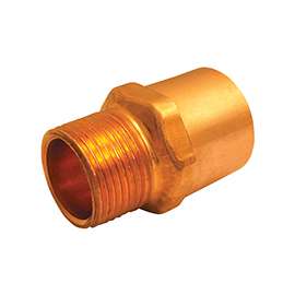 EPC 104R Series 30316 Reducing Adapter, 1/2 in, 3/4 in, Sweat, MNPT