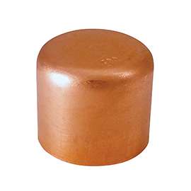 EPC 30626 Tube Cap, 1/2 in Sweat, Wrot Copper