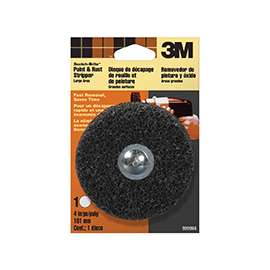3M 9099 Paint and Rust Stripper Kit, 4 in Dia, For Standard Household Drills