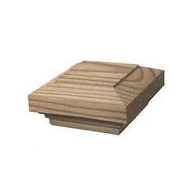 UPF 106086 Post Cap, 3-1/2 x 3-1/2 in Post/Joist, 4 in L, 4 in W