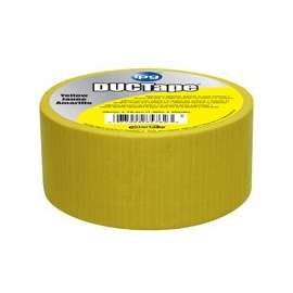 IPG 6720YEL All-Purpose Duct Tape, 20 yd L, 1.88 in W, Rubber Adhesive, Yellow