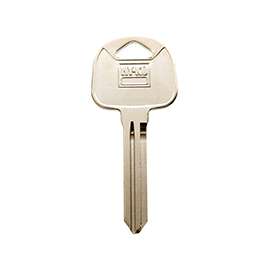 Hy-Ko 11010HY16 Key Blank, Brass, Nickel Plated