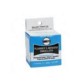 HARVEY 095005 Sandcloth, 120-Grit, Aluminum Oxide