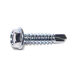 MIDWEST FASTENER 10276 Self-Drilling Screw, #8 Thread, 1/4 in Drive, Drill Point