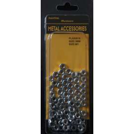 Plextool Hex Nut, Size M3, 86pcs - 24 per box (PLX00816)