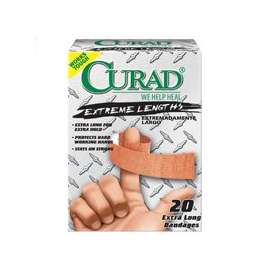 CURAD CUR01101RB Adhesive Bandage, Fabric Bandage, 4-3/4 in L, 3/4 in W