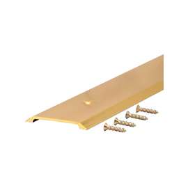 M-D 09613 Saddle Threshold, 36 in L, 2-1/2 in W, Aluminum