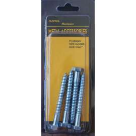 Plextool Bolts Hexagon 1/4x2", 4pcs - 24 in box96pcs (PLX00649)
