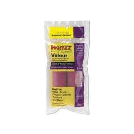 WHIZZ 51012 Paint Roller Cover, All Paints, Stains Paint, 3/16 in Thick Nap, Velour Cover