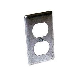RACO 864 Handy Box Cover, 4-3/16 in L, 2-5/16 in W, Galvanized Steel