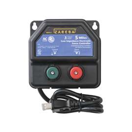 Zareba EA5M-Z Electric Fence Charger, 110/120 V, 0.1 J