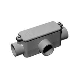 Carlon E983J-CAR IMC, Rigid Conduit Body, Gray