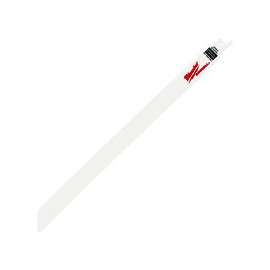 Milwaukee 48-00-5094 Reciprocating Saw Blade, 8/12 TPI, Bi-Metal Cutting Edge, Bright